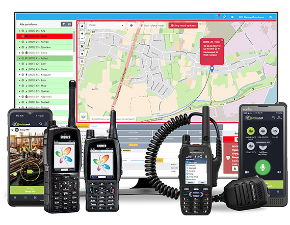 Entropia’s application can be used with TETRA two-way radios or smartphones, using hybrid TETRA / broadband networks
