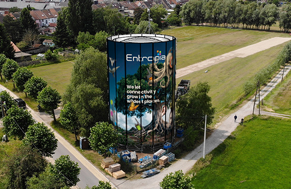 De volgende grote onthulling van Entropia vindt plaats bij de Boom Water Tower