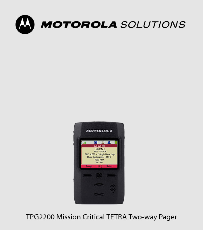 MOTOROLA TPG2200 mission critical Pager