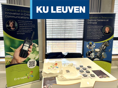 Connecting with Future Talent: Entropia Representatives Engage at KU Leuven/Vives Job Fair